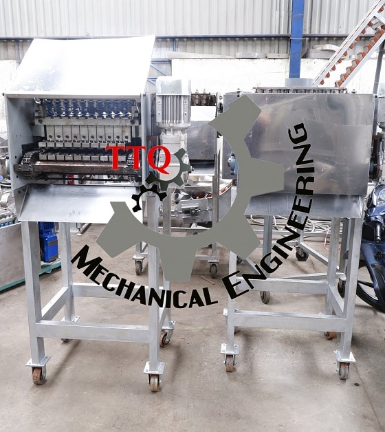 Ten-head cashew cutting machine