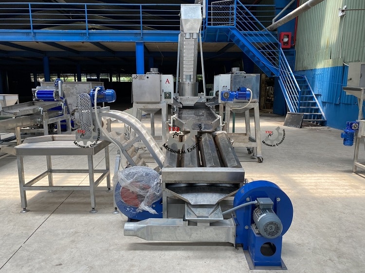 Automatic Cashew Cutting Line