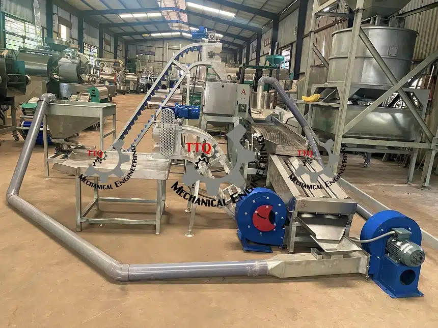 Cashew nut shelling machine design