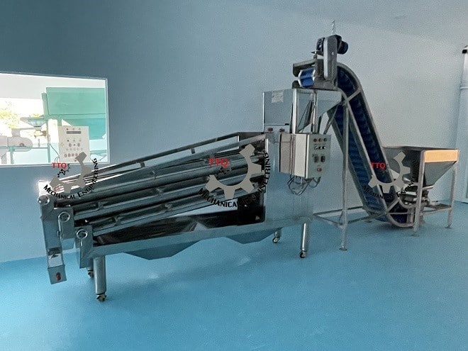 Cashew nut grading machine for cashew kernels